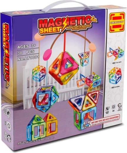 Magnetni set Magnetic Sheet, 30 kosov