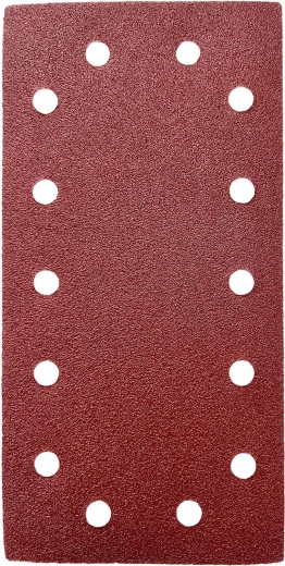 Brusni izsek s sprijemalnim trakom 115 × 230 mm, zrnatost 40, 14 lukenj (5 kos)