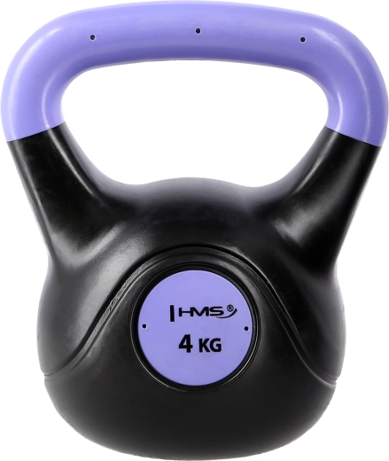 Kompozitni kettlebell HMS 4 kg vijoličen