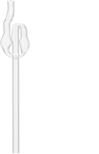 Steklena fermentacijska zapora 8 mm za domače kvašenje