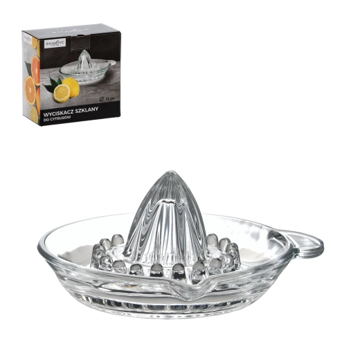 Steklen ročni ožemalnik za citruse 13 cm