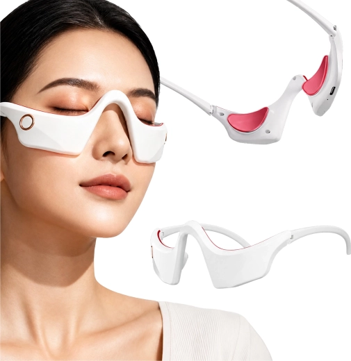 Rechargeable vibrating eye massage compress with USB - 1 piece