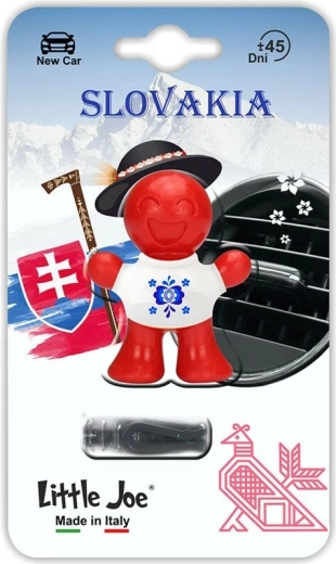 Supair Drive Little Joe 3D osvežilec zraka za avto amber z ljudskim motivom – 1 kos