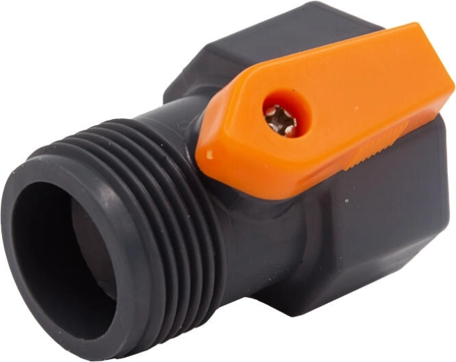 Vrtni adapter z ventilom 3/4" – notranji in zunanji navoj