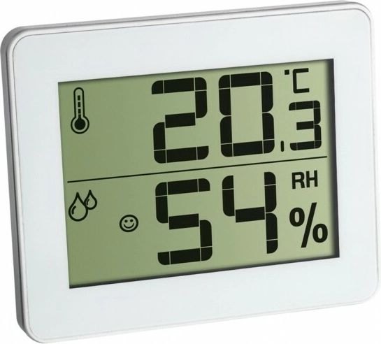 Digitalni termometer in higrometer TFA, bel