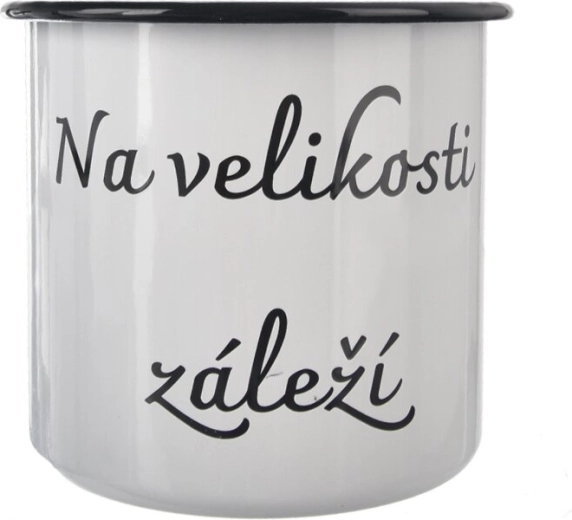 Emajliran bel lonček 1 l