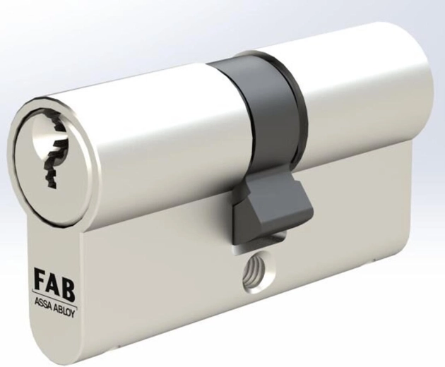 Cilindrični vložek 30+35 mm, nikel, varnostni razred 3, 5 ključev