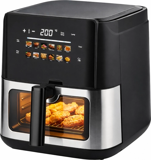 Cvrtnik na vroč zrak (air fryer) 8 l 1700 W z 12 programi