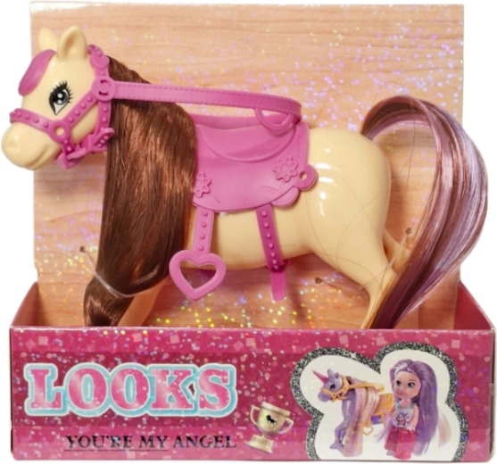 Konjiček za česanje z dodatki