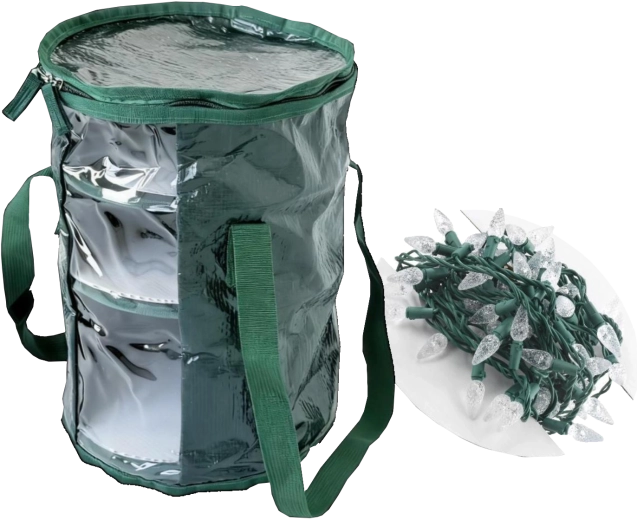 Organizator za božične lučke zelen 23 × 30 cm