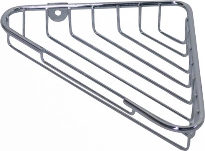 Kotna žičnata polica za kopalnico 21,5 × 13,9 × 3,5 cm