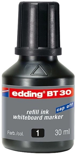 Črnilo za tablo Edding, črno 30 ml