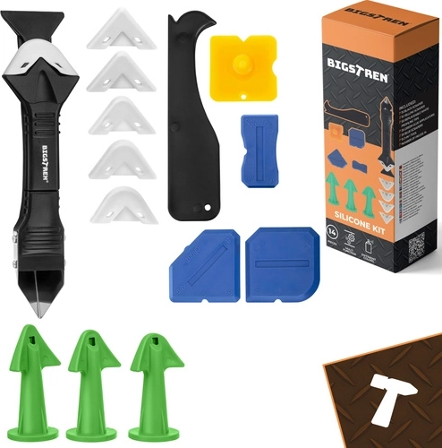 Komplet lopatic in nastavkov za silikon 14 kosov BIGSTREN