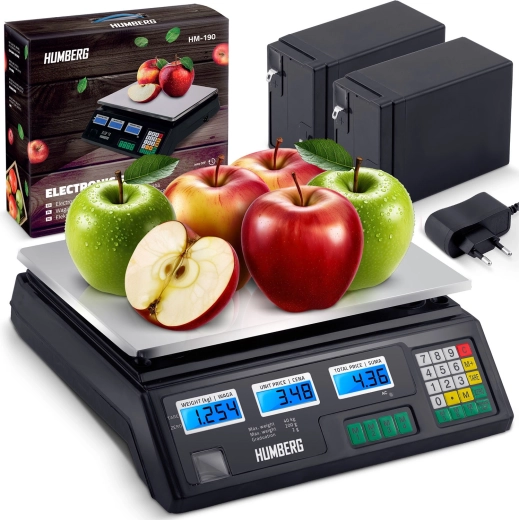 Elektronska trgovska tehtnica 40 kg HUMBERG HM-190
