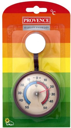 Zunanji samolepilni termometer PROVENCE -50 do +50 °C