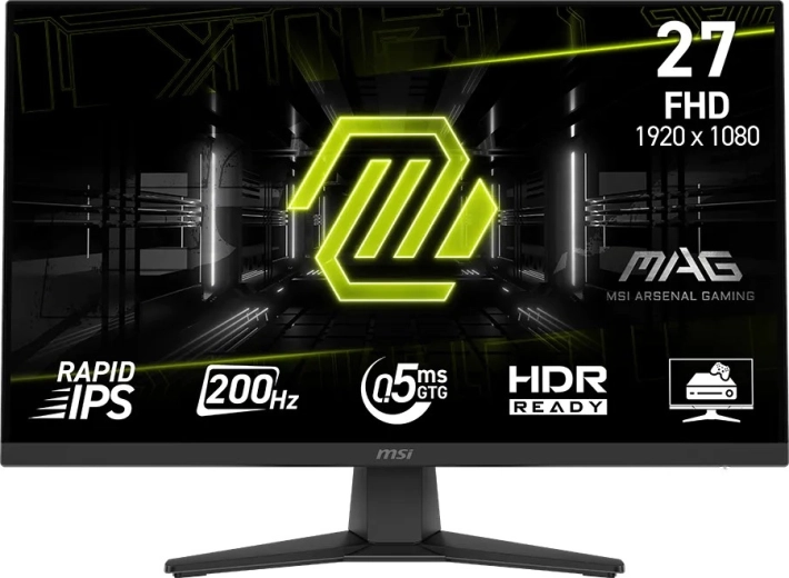 Monitor 27" MAG 272F LED, Full HD, 200 Hz, raven, črn