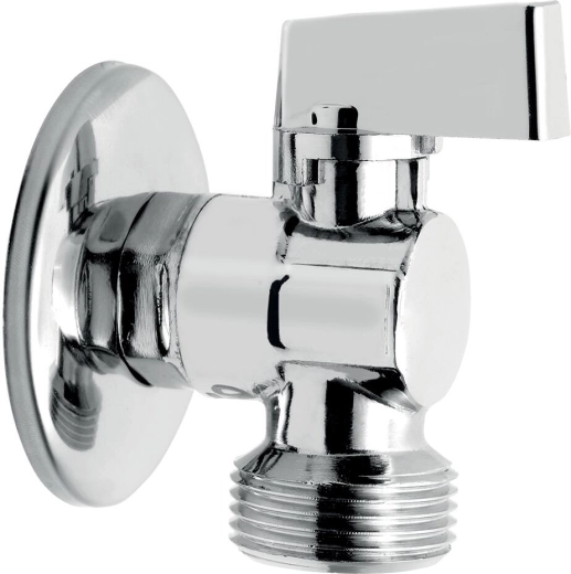 Kotni ventil za pralni stroj s protipovratno loputo 1/2" × 3/4"