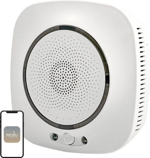 Moes Wi‑Fi detektor plina WSS-S-GL