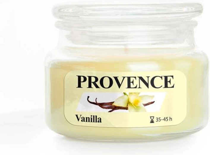 Dišeča sveča v steklu PROVENCE vanilija 45 ur