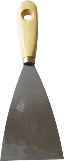 Nerjavno klinasto strgalo 80 mm z lesnim ročajem