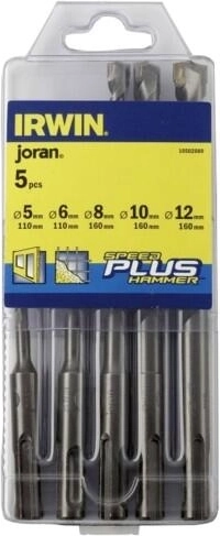Set gradbenih svedrov IRWIN SPEEDHAMMER PLUS 5–12 mm, 5 kos