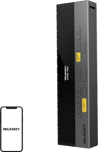 Mileseey DP20 Pro laserski daljinomer z OLED in Bluetooth (0,25–120 m)