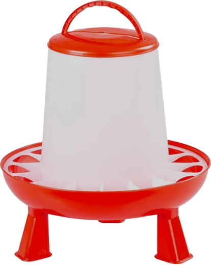 Krmljenik in napajalnik za perutnino 6 kg z nogicami