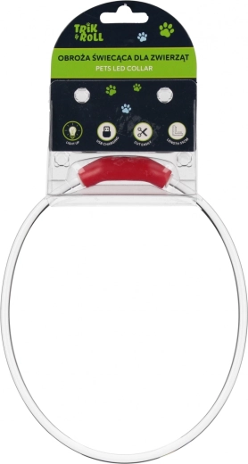 LED Light-Up Collar with USB Charging for Dogs and Cats