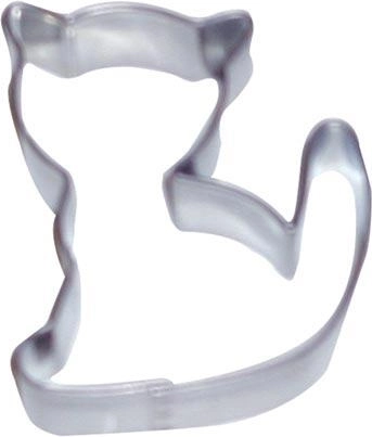 Nerjavno jeklen kalup za piškote mačka – komplet 10 kos