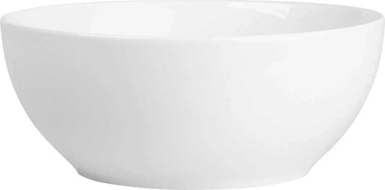 MariaPaula Klasyka klasična bela porcelanasta skleda za solato 17 cm 820 ml