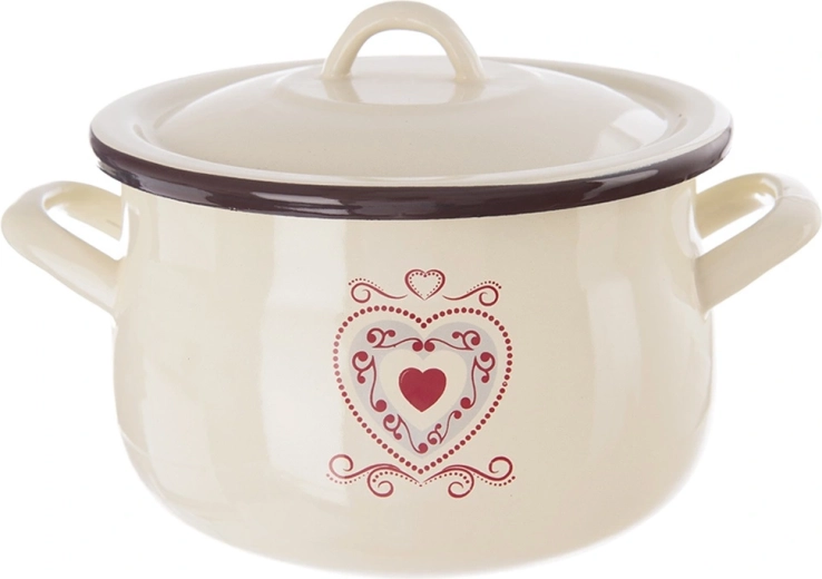 Emajliran lonec s pokrovom Tonca 16 cm, 2,3 l