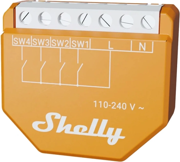 Shelly Wave i4 LR inteligentni vhodni modul Z-Wave