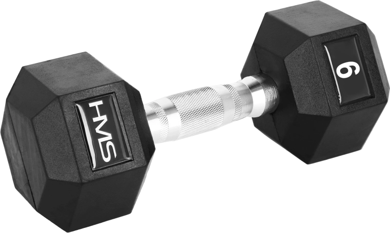 HMS heksagonalna gumirana ročka Hex Pro 9 kg
