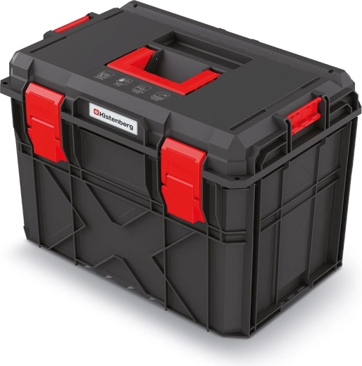 Modularni kovček za orodje X-Block Pro, 546 × 380 × 407 mm, črn