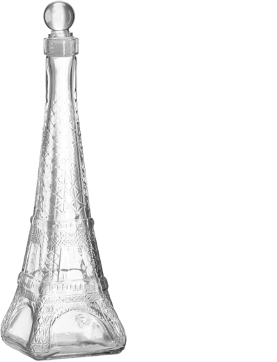 Steklena karafa 350 ml v obliki stolpa