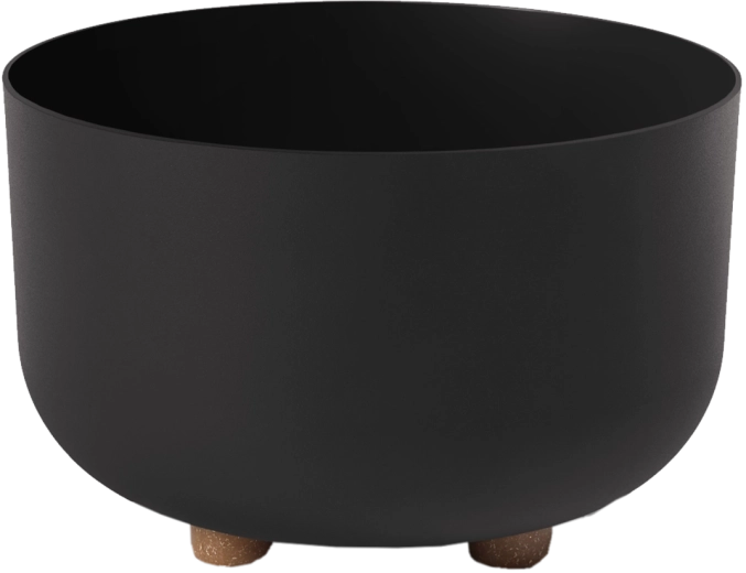 Skleda za rože Sofia 27 cm mat črna