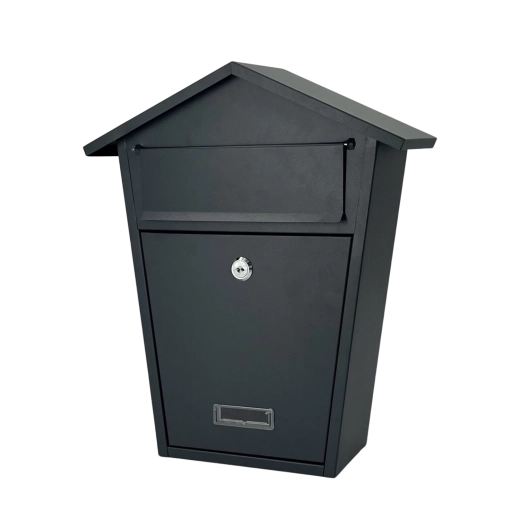 Poštni nabiralnik FINCH, antracit, 38 × 32 × 10,5 cm