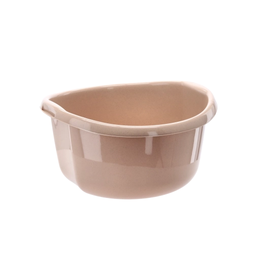 Plastična skleda 30 l v bež marmorjem navdihnjenem dizajnu