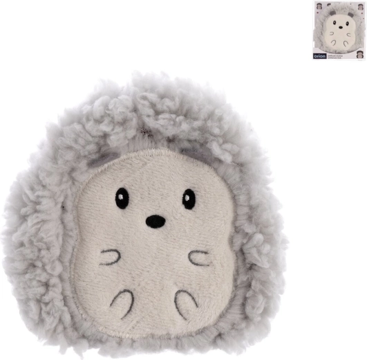 Hot water bottle with plush cover – hedgehog