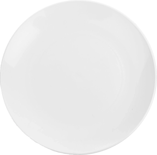 Plitev plastični krožnik bel 22,5 cm