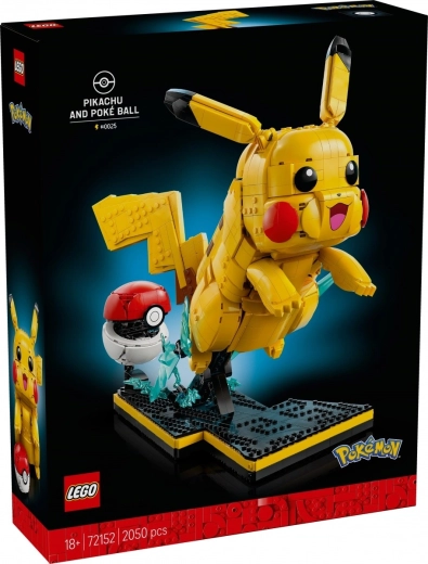 LEGO Pokémon Pikachu in Pokéball – zbirateljski model
