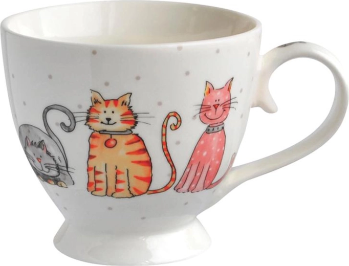 Keramična skodelica Toro 420 ml mačka in pes