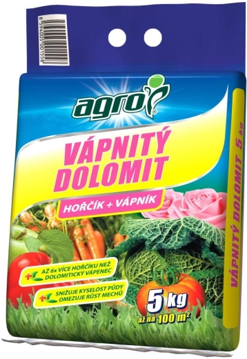 Apneni dolomit – vrtno gnojilo 5 kg AGRO