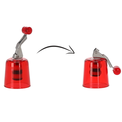 Stiskalni zamašek z obročkom za steklenice 0,5–1,5 l, komplet 12 kosov