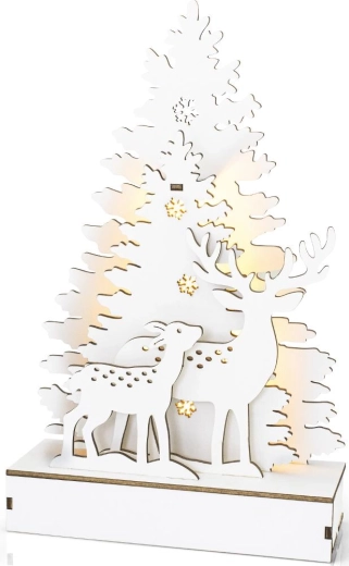 Retlux Christmas Light Decoration Winter Forest 24.5 cm