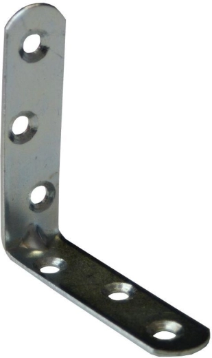 Kotnik z vtisom 80 × 18 × 2 mm, bel pocinkan