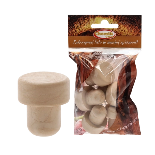 Sintetični zamaški za vino 19 mm – pakiranje 5 kos