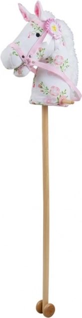 Rožnati konj na palici Bigjigs Toys