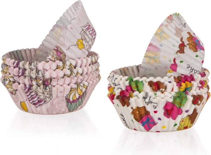 Komplet modelčkov za MUFFINS 8,7 cm 100 kos