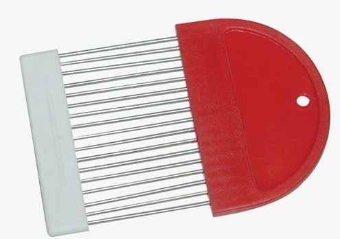 Držalo za rezanje čebule 11 × 7,5 cm, plast in kovina